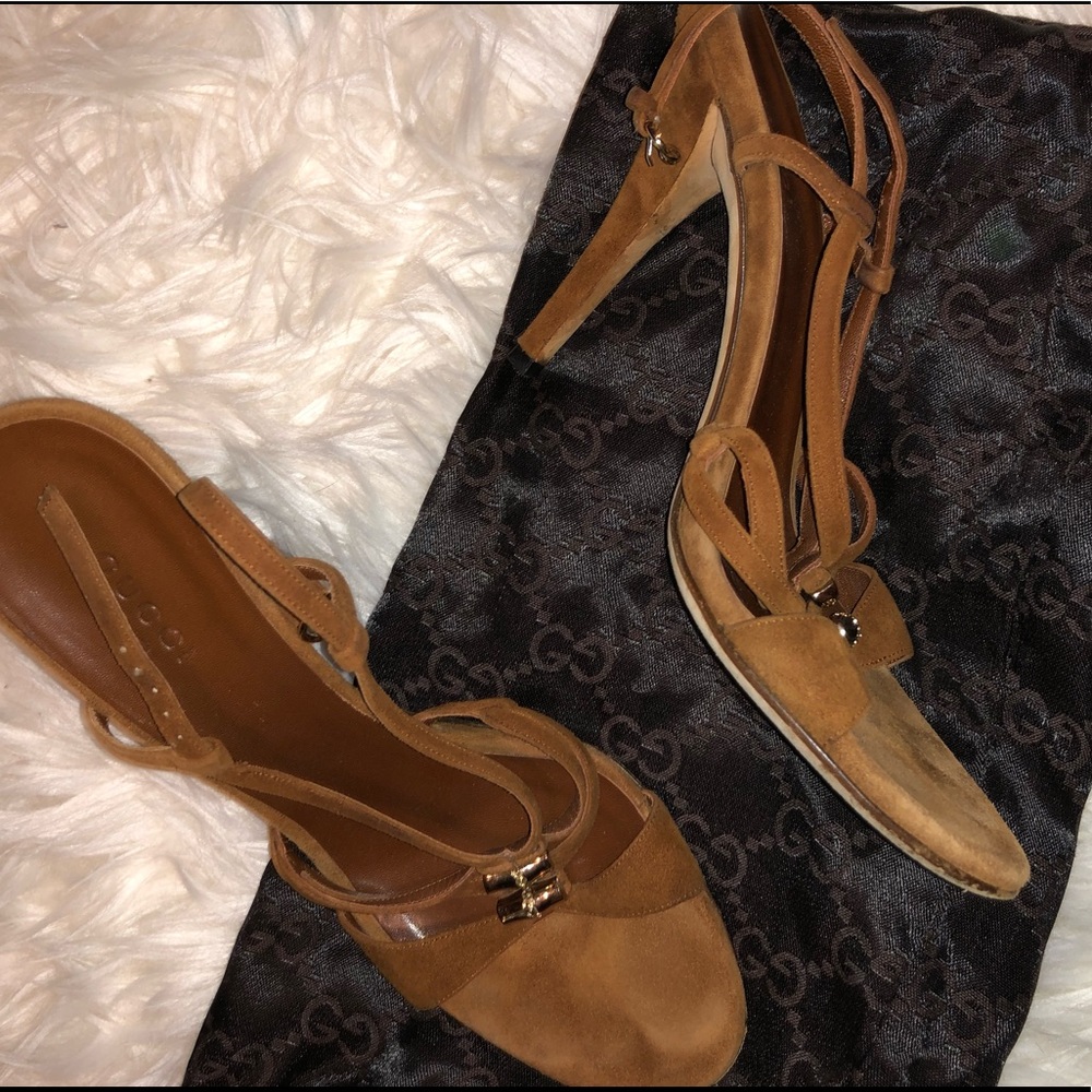 AUTHENTIC Gucci Suede Heels